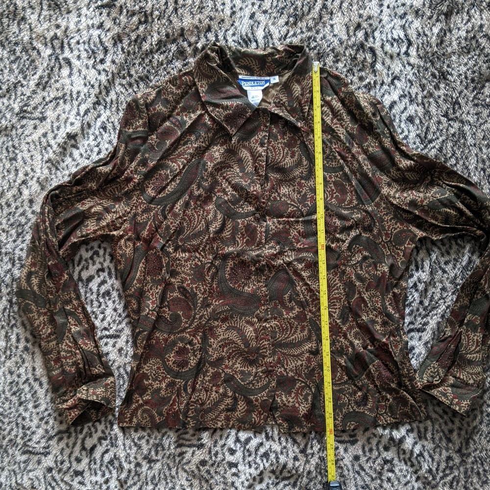 Vintage Paisley Blouse - Picture 7 of 8